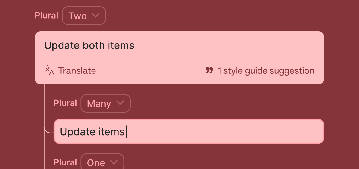 Plurals editing in Ditto